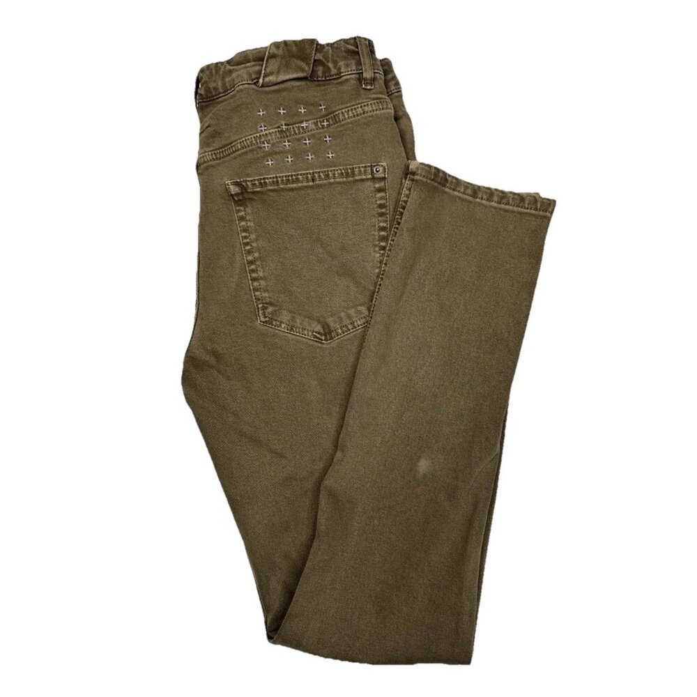 Ksubi Brown Skinny Jeans Womens 32X33 Stretch Denim Pants Slim Fit